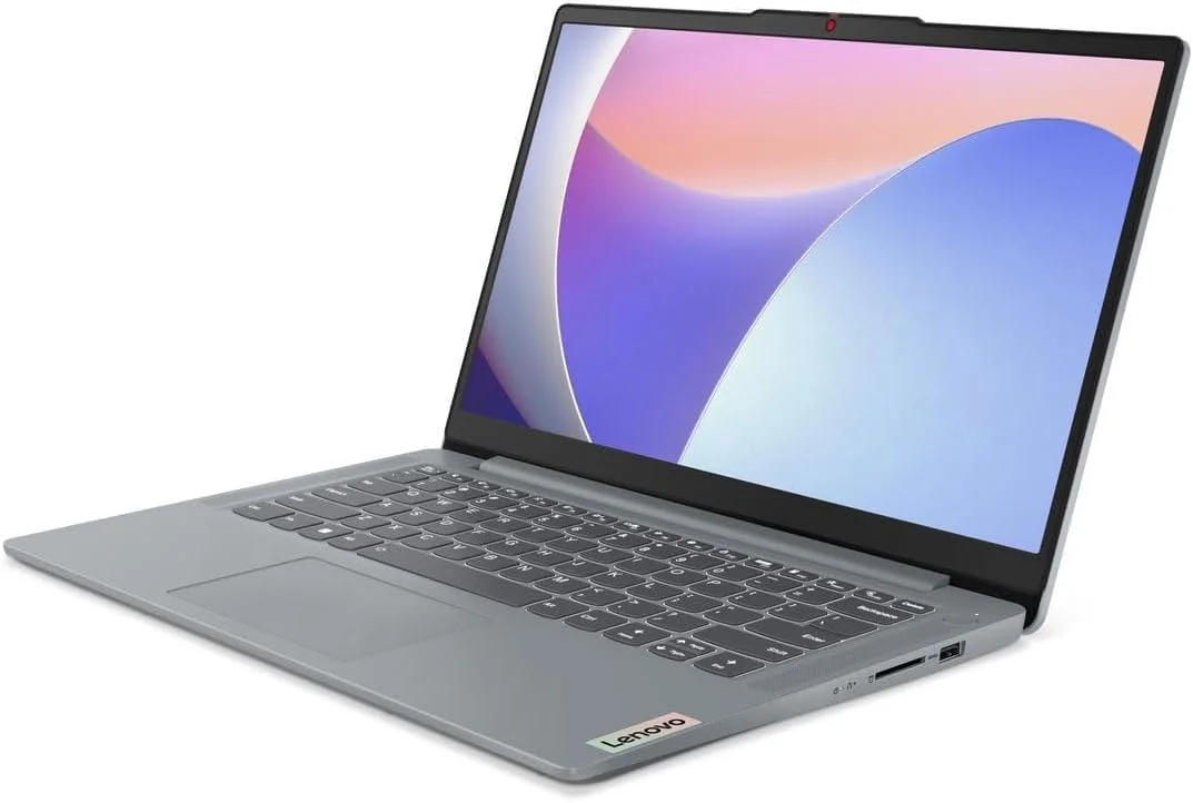 لپ تاپ لنوو IdeaPad Slim 3 14IRH8 با صفحه نمایش 14 اینچی FHD، پردازنده Intel i5-13420H، رم 8 گیگابایتی، حافظه SSD 512 گیگابایتی، گرافیک Intel UHD، کیبورد انگلیسی با نور پس زمینه، ویندوز 11، خاکستری قطبی - [83EL0047PS]