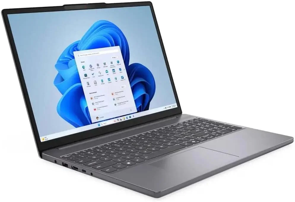 لپ تاپ لنوو IdeaPad Slim 3 15IRH10، پردازنده Intel Core i5-13420H، رم 8 گیگابایت، حافظه SSD 512 گیگابایت، صفحه نمایش 15.3 اینچ WUXGA IPS 60 هرتز، گرافیک Intel UHD، کیبورد انگلیسی بدون نور پس زمینه، ویندوز 11 پرو، خاکستری لونا