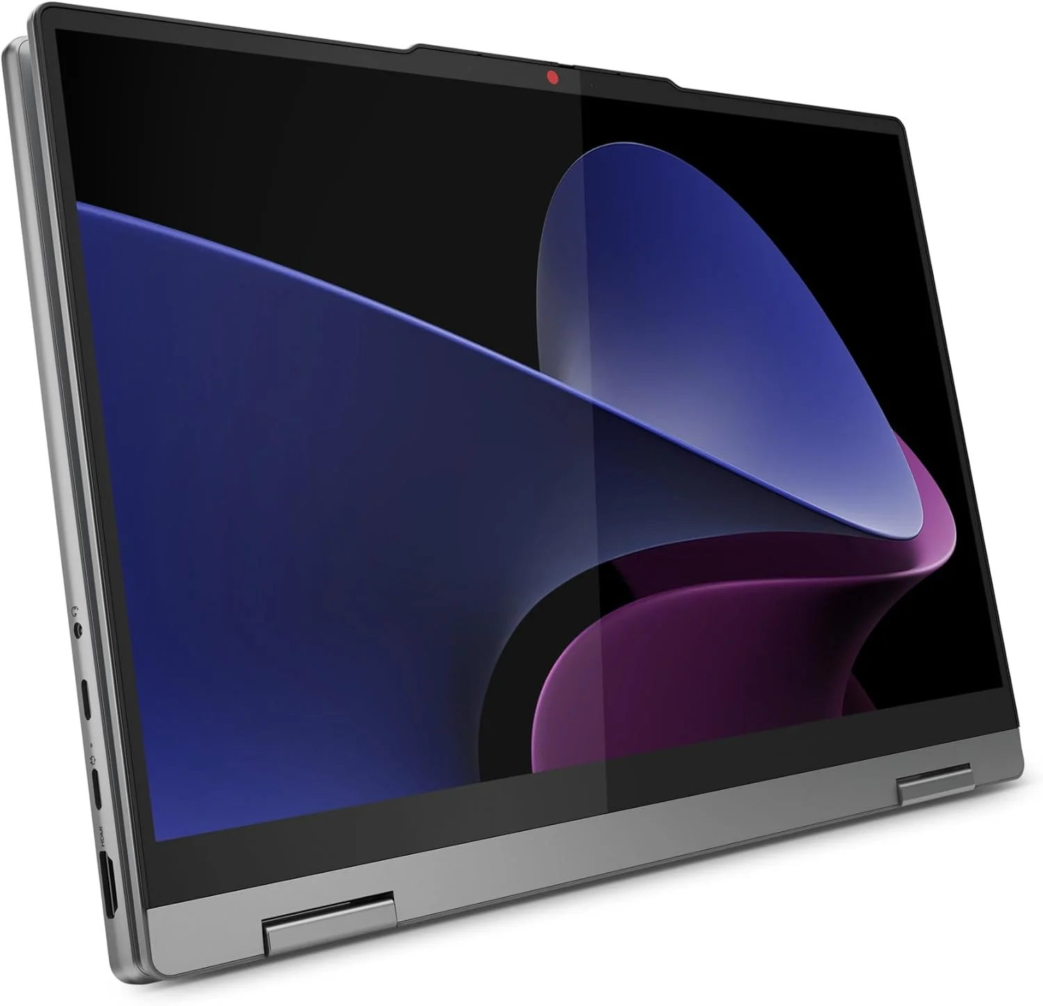 لپ تاپ 2 در 1 لنوو IdeaPad 5 14IRU9 با صفحه نمایش لمسی 14 اینچی WUXGA OLED، پردازنده Core 7 150U، رم 16 گیگابایتی، SSD 512 گیگابایتی، گرافیک یکپارچه اینتل، کیبورد با نور پس زمینه انگلیسی-عربی، ویندوز 11، خاکستری لونا + قلم [83DT006TAX]