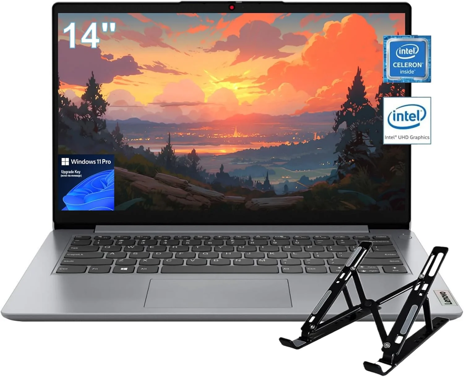 لپ تاپ لنوو IdeaPad 3، صفحه نمایش 17.3 اینچی FHD IPS، پردازنده AMD Ryzen 5 5625U (بهتر از i7-1255U)، Wi-Fi 6، حسگر اثر انگشت، عمر باتری طولانی، ویندوز 11 (16 گیگابایت رم | 1 ترابایت PCIe SSD)