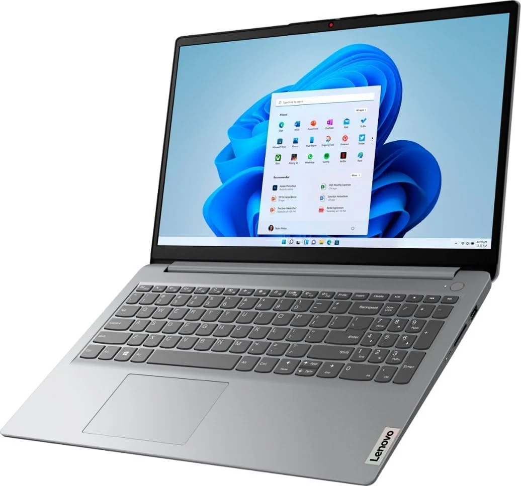 لپ تاپ 15.6 اینچی HD لنوو IdeaPad 1، پردازنده Athlon Silver 7120U، رم 4 گیگابایت، حافظه SSD 128 گیگابایت، وب کم، Type-C، کارت خوان SD، USB-A&C، Wi-Fi 6، ویندوز 11 + لوازم جانبی GM (Athlon 7120U| 4GB/128GB) لپ تاپ 15.6 اینچی HD لنوو IdeaPad 1، پردازنده Athlon Silver 7120U، رم 4 گیگابایت، حافظه SSD 128 گیگابایت، وب کم، Type-C، کارت خوان SD، USB-A&C، Wi-Fi 6، ویندوز 11 + لوازم جانبی GM (Athlon 7120U| 4GB/128GB)