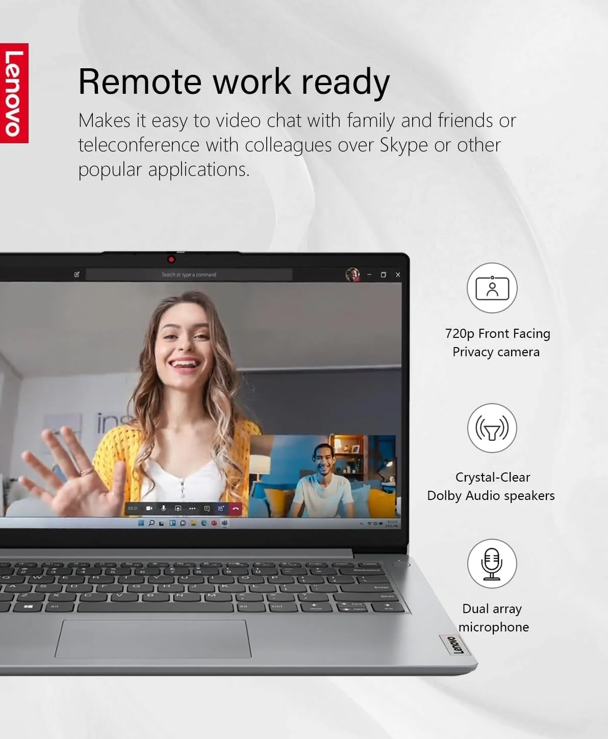 لپ تاپ لنوو IdeaPad 3، صفحه نمایش 17.3 اینچی FHD IPS، پردازنده AMD Ryzen 5 5625U (بهتر از i7-1255U)، Wi-Fi 6، حسگر اثر انگشت، عمر باتری طولانی، ویندوز 11 (16 گیگابایت رم | 1 ترابایت PCIe SSD) لپ تاپ لنوو IdeaPad 3، صفحه نمایش 17.3 اینچی FHD IPS، پردازنده AMD Ryzen 5 5625U (بهتر از i7-1255U)، Wi-Fi 6، حسگر اثر انگشت، عمر باتری طولانی، ویندوز 11 (16 گیگابایت رم | 1 ترابایت PCIe SSD)