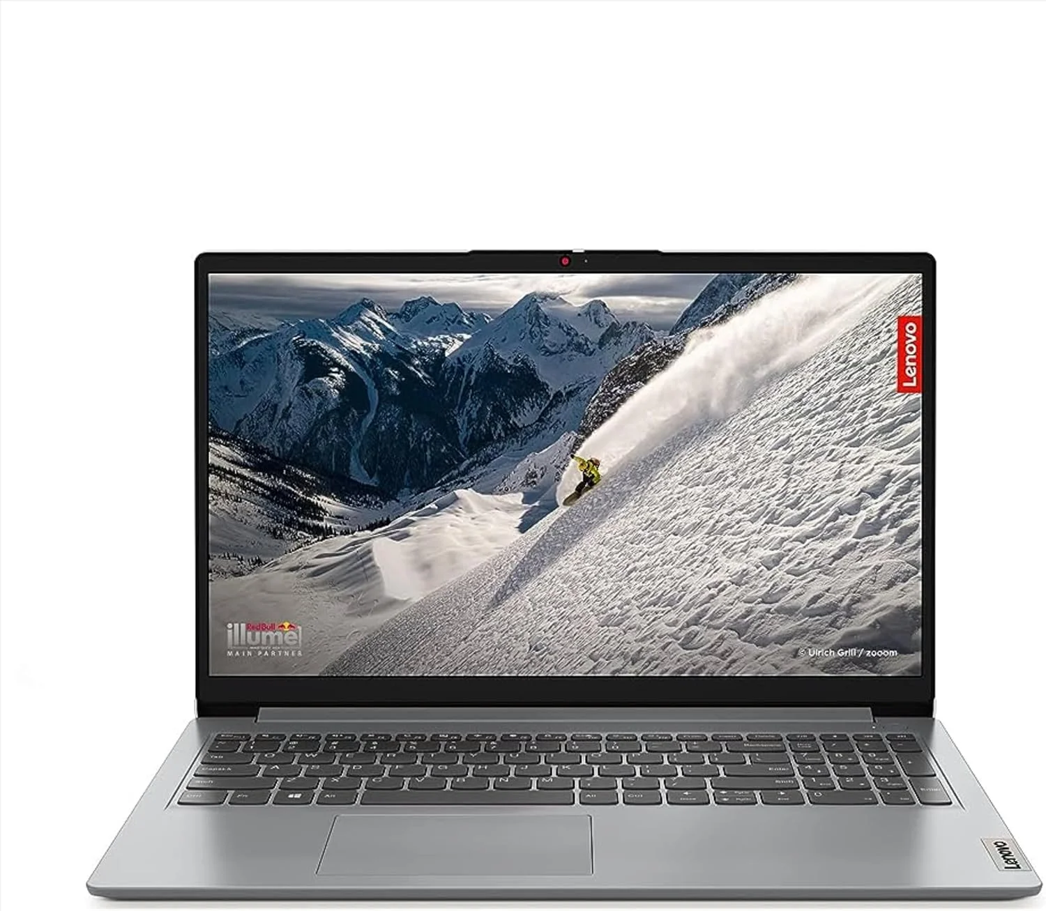 لپ تاپ لنوو Ideapad 1 15 IGL7، پردازنده Intel Celeron N4020 | رم 4 گیگابایتی DDR4 | حافظه SSD NVMe M.2 256 گیگابایتی | کارت گرافیک Intel UHD Graphics 600 | صفحه نمایش 15.6 اینچی HD | ویندوز 11 هوم، خاکستری ابری