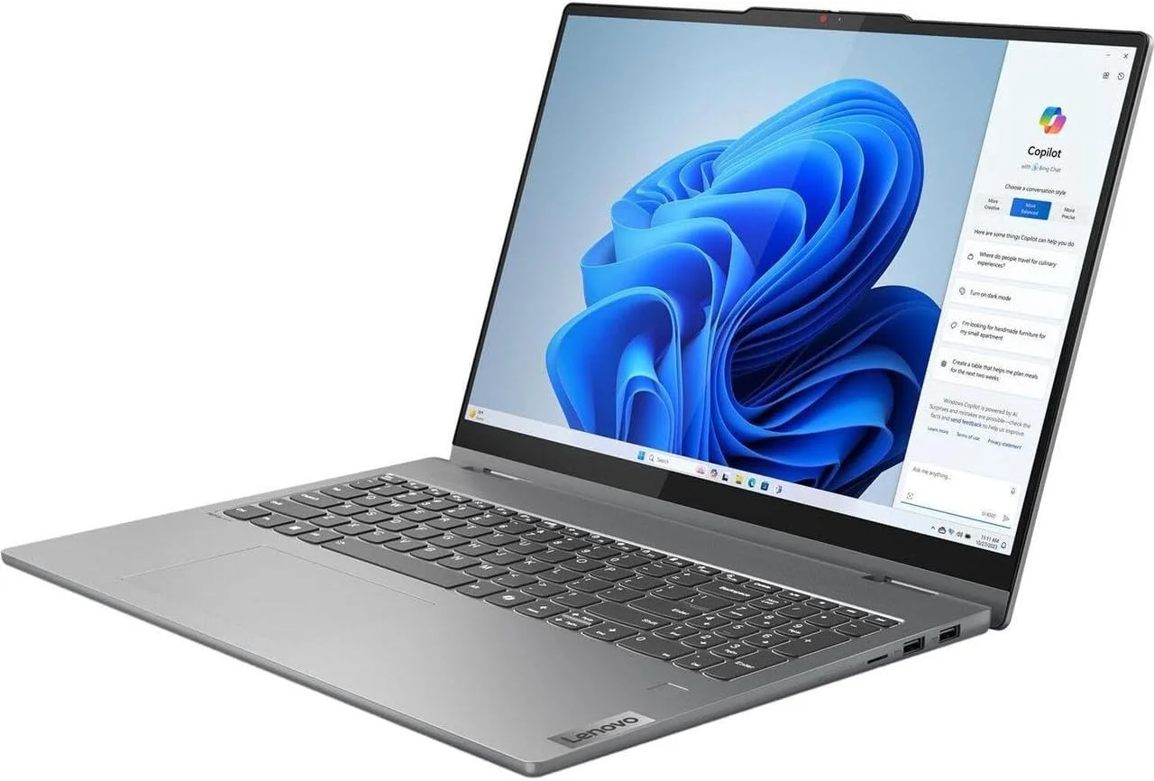 لپ تاپ 2 در 1 لنوو IdeaPad 5 با پردازنده AMD Ryzen 7 8845HS، صفحه نمایش لمسی 16 اینچی WUXGA، رم 16 گیگابایتی LPDDR5X، حافظه SSD 1 ترابایتی، قلم دیجیتال، کیبورد با نور پس زمینه، حسگر اثر انگشت و ویندوز 11 هوم لپ تاپ 2 در 1 لنوو IdeaPad 5 با پردازنده AMD Ryzen 7 8845HS، صفحه نمایش لمسی 16 اینچی WUXGA، رم 16 گیگابایتی LPDDR5X، حافظه SSD 1 ترابایتی، قلم دیجیتال، کیبورد با نور پس زمینه، حسگر اثر انگشت و ویندوز 11 هوم