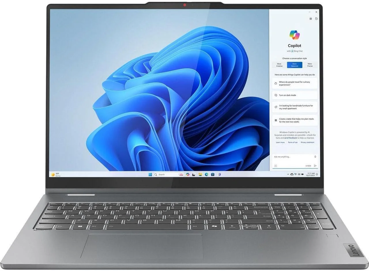 لپ تاپ 2 در 1 لنوو IdeaPad 5 با پردازنده AMD Ryzen 7 8845HS، صفحه نمایش لمسی 16 اینچی WUXGA، رم 16 گیگابایتی LPDDR5X، حافظه SSD 1 ترابایتی، قلم دیجیتال، کیبورد با نور پس زمینه، حسگر اثر انگشت و ویندوز 11 هوم لپ تاپ 2 در 1 لنوو IdeaPad 5 با پردازنده AMD Ryzen 7 8845HS، صفحه نمایش لمسی 16 اینچی WUXGA، رم 16 گیگابایتی LPDDR5X، حافظه SSD 1 ترابایتی، قلم دیجیتال، کیبورد با نور پس زمینه، حسگر اثر انگشت و ویندوز 11 هوم
