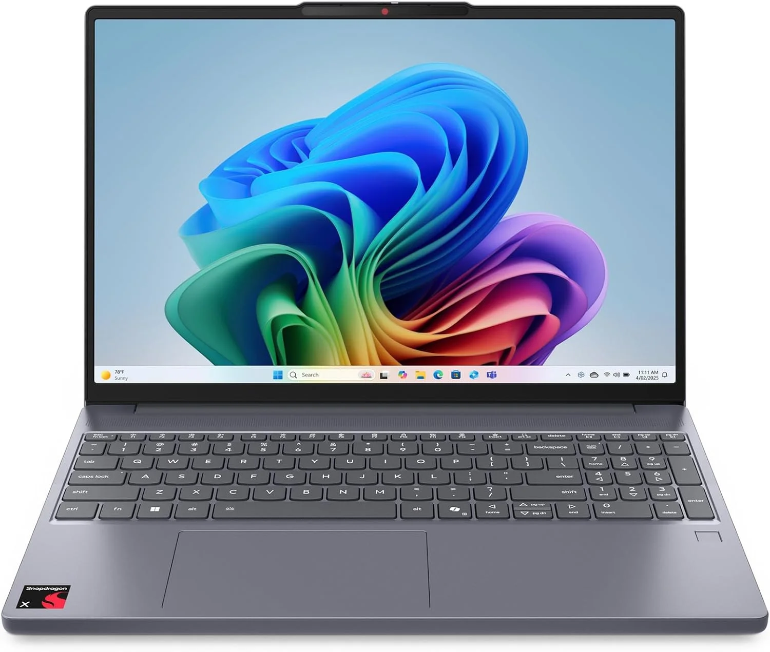 لپ تاپ لنوو IdeaPad Slim 3X - صفحه نمایش 15.3 اینچی WUXGA - حافظه 16 گیگابایتی - حافظه داخلی 512 گیگابایتی - پردازنده Qualcomm Snapdragon - ویندوز 11 هوم - خاکستری لونا