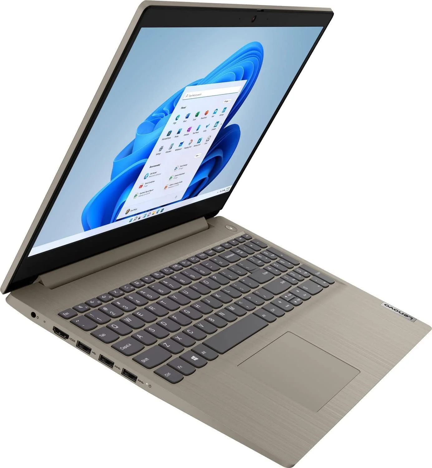 لپ تاپ جدید لنوو Ideapad 3 مدل 2022، صفحه نمایش لمسی 15.6 اینچی HD، پردازنده نسل 11 اینتل Core i3-1115G4، رم 8 گیگابایتی DDR4، حافظه SSD PCIe NVMe 256 گیگابایتی، HDMI، وب کم، Wi-Fi 5، بلوتوث، ویندوز 11 هوم، بادامی لپ تاپ جدید لنوو Ideapad 3 مدل 2022، صفحه نمایش لمسی 15.6 اینچی HD، پردازنده نسل 11 اینتل Core i3-1115G4، رم 8 گیگابایتی DDR4، حافظه SSD PCIe NVMe 256 گیگابایتی، HDMI، وب کم، Wi-Fi 5، بلوتوث، ویندوز 11 هوم، بادامی