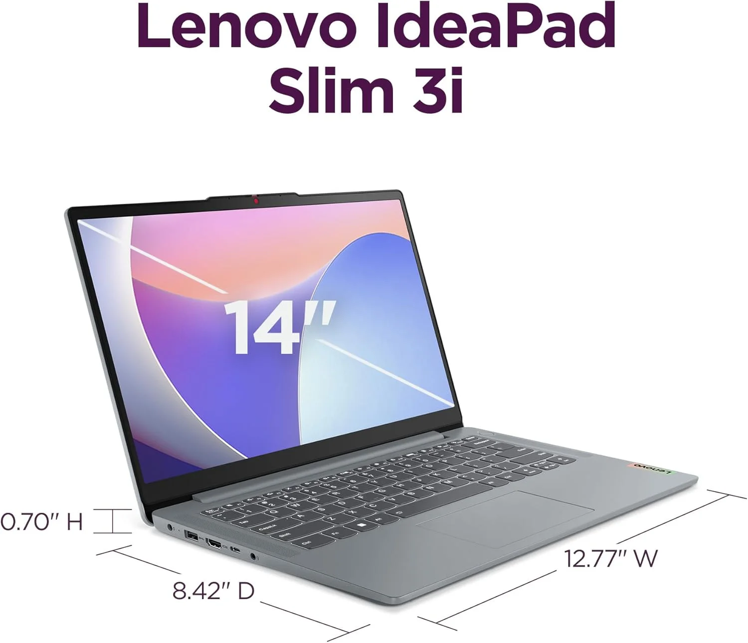 لپ تاپ سبک وزن Lenovo IdeaPad Slim 3i - صفحه نمایش 14 اینچی FHD IPS - حافظه 16 گیگابایتی - حافظه SSD 512 گیگابایتی - پردازنده Intel® Core™ i7 نسل سیزدهم - خاکستری - بدون نور پس زمینه (1 سال گارانتی مرکز خدمات) لپ تاپ سبک وزن Lenovo IdeaPad Slim 3i - صفحه نمایش 14 اینچی FHD IPS - حافظه 16 گیگابایتی - حافظه SSD 512 گیگابایتی - پردازنده Intel® Core™ i7 نسل سیزدهم - خاکستری - بدون نور پس زمینه (1 سال گارانتی مرکز خدمات)
