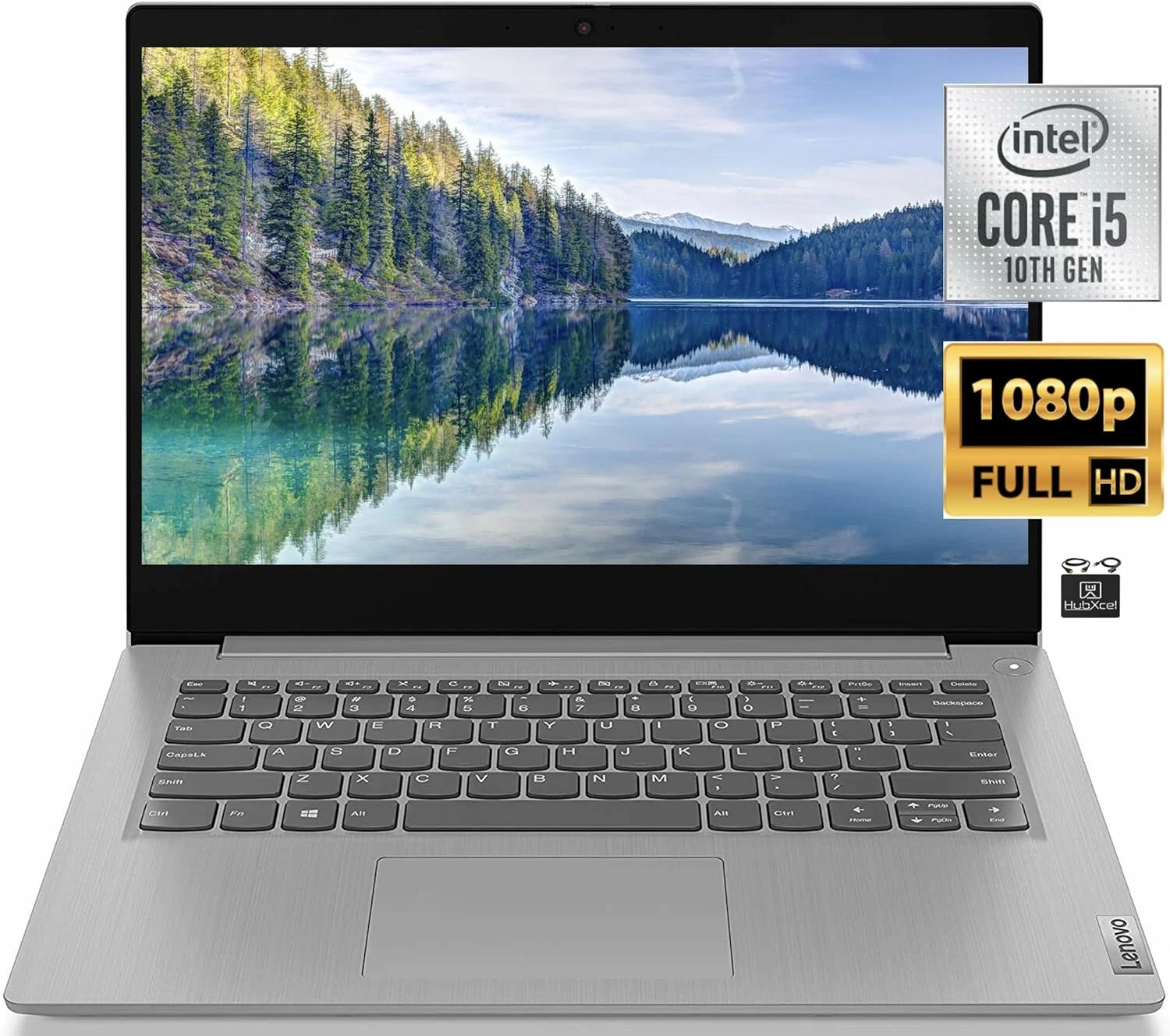 لپ تاپ جدید لنوو IdeaPad 14 اینچی FHD IPS، پردازنده Intel Core i5-1335u، چهار هسته ای تا 4.2 گیگاهرتز، 16 گیگابایت رم، 512 گیگابایت PCIe SSD، گرافیک UHD، بلوتوث، HDMI، وب کم، ویندوز 11 + HubxcelCables (ارتقا یافته)