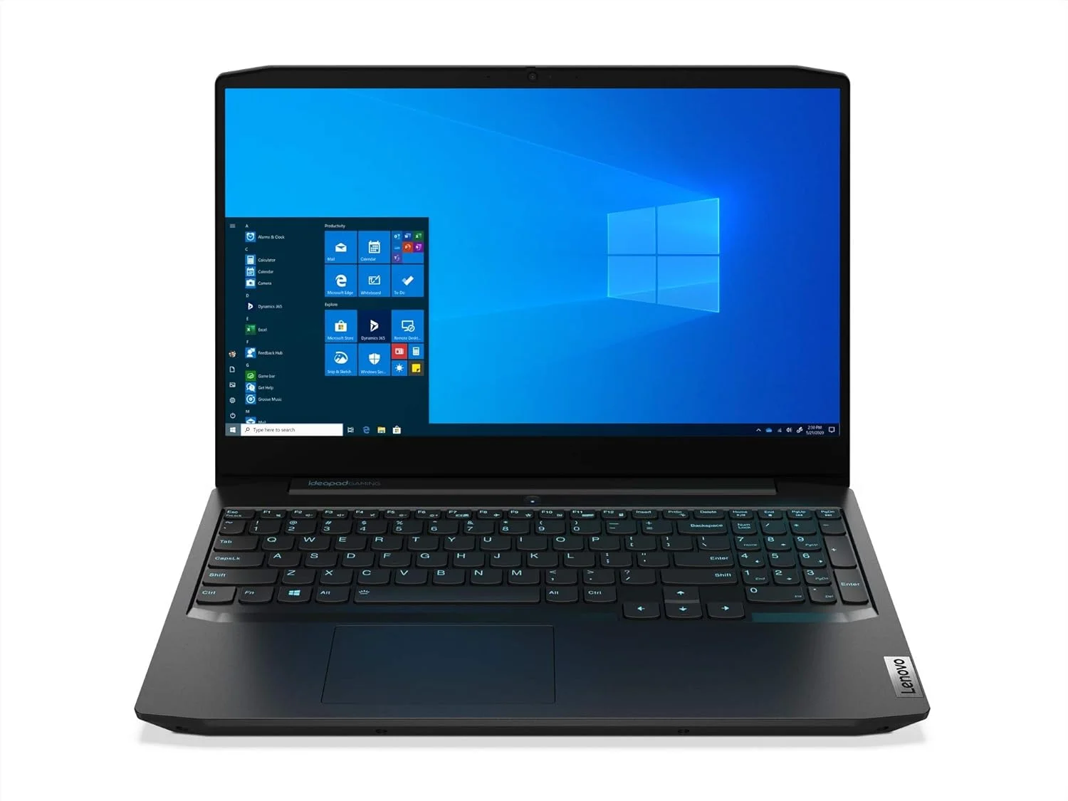 لپ تاپ لنوو (بازسازی شده) IdeaPad Gaming 3، پردازنده AMD R7-4800H، صفحه نمایش 15.6 اینچی FHD، رم 16 گیگابایتی، حافظه SSD 512 گیگابایتی، کارت گرافیک اختصاصی NVIDIA GeForce GTX 1650 4GB GDDR6، ویندوز 10، صفحه کلید انگلیسی-عربی، مشکی اونیکس - [82EY005DAX]