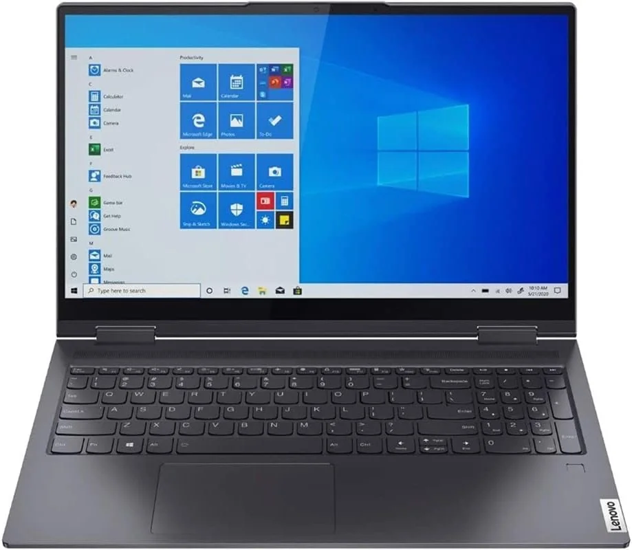 لپ تاپ 2 در 1 لنوو IdeaPad Flex 5 15ITL05 / صفحه نمایش لمسی 15.6 اینچی FHD IPS، پردازنده Intel Core i7-1165G7 / رم 16 گیگابایتی / SSD 512 گیگابایتی / گرافیک Intel Iris Xe / ویندوز 11 هوم / خاکستری گرافیتی انگلیسی