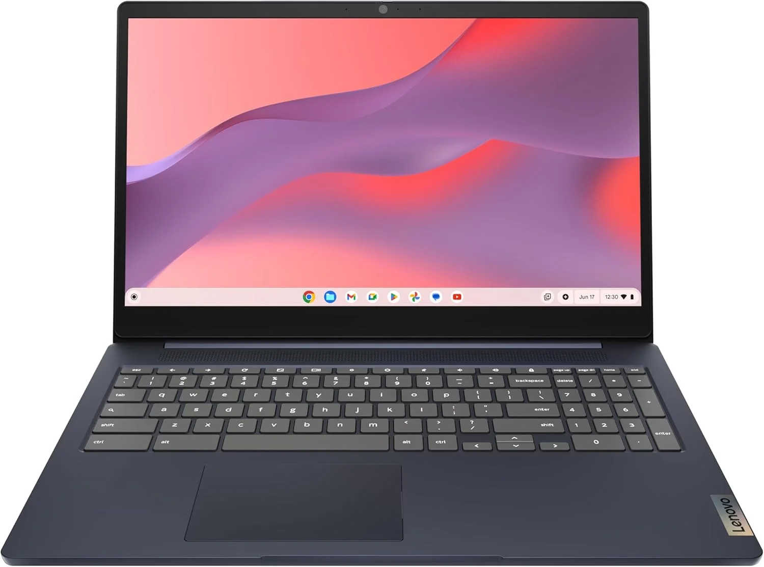 لپ تاپ لنوو 3i Chromebook - 2023 - نوت بوک روزمره - سیستم عامل Chrome - صفحه نمایش 15.6 اینچی Full HD - حافظه 8 گیگابایتی - حافظه ذخیره سازی 64 گیگابایتی - پردازنده Intel Celeron N4500 - آبی تیره