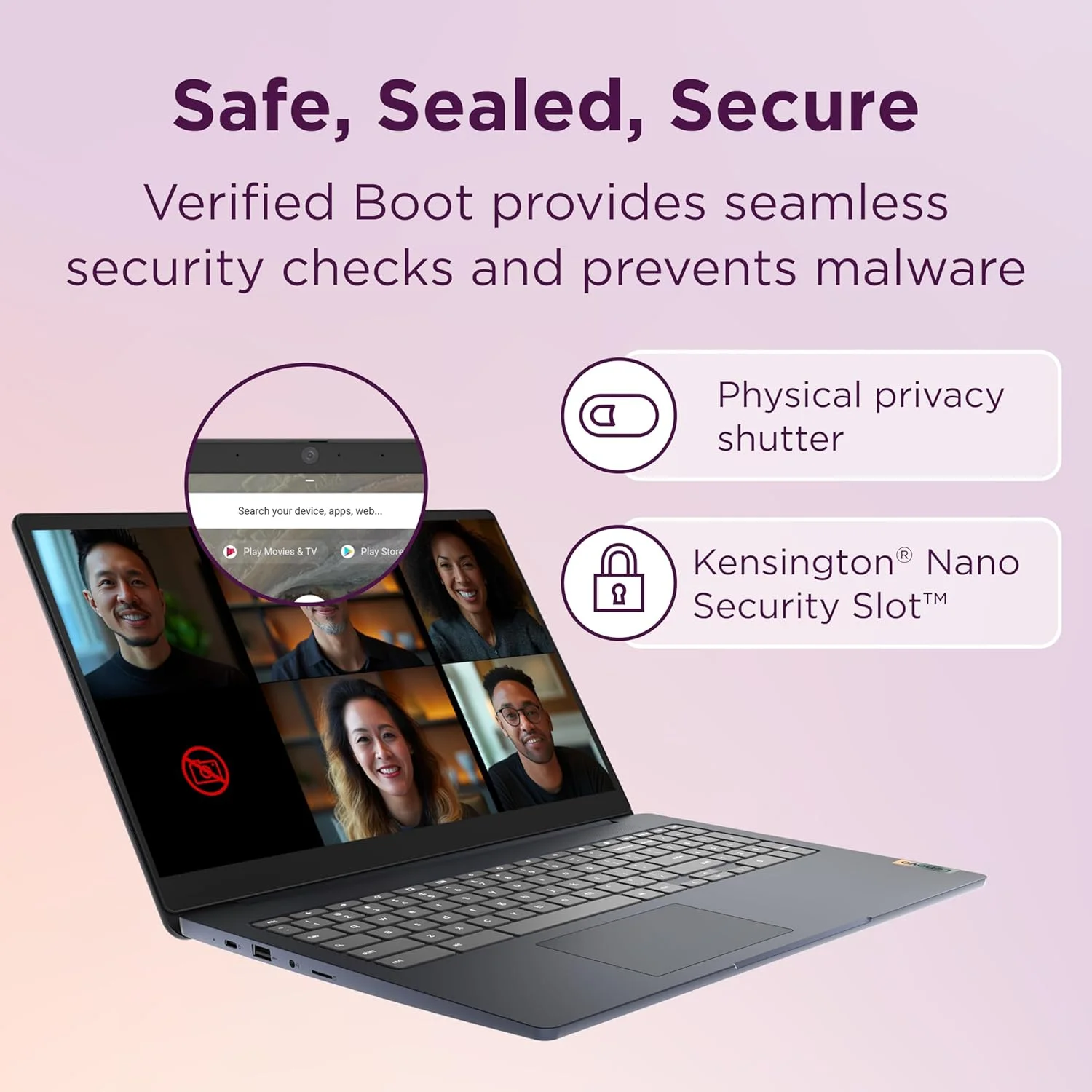 لپ تاپ لنوو 3i Chromebook - 2023 - نوت بوک روزمره - سیستم عامل Chrome - صفحه نمایش 15.6 اینچی Full HD - حافظه 8 گیگابایتی - حافظه ذخیره سازی 64 گیگابایتی - پردازنده Intel Celeron N4500 - آبی تیره لپ تاپ لنوو 3i Chromebook - 2023 - نوت بوک روزمره - سیستم عامل Chrome - صفحه نمایش 15.6 اینچی Full HD - حافظه 8 گیگابایتی - حافظه ذخیره سازی 64 گیگابایتی - پردازنده Intel Celeron N4500 - آبی تیره