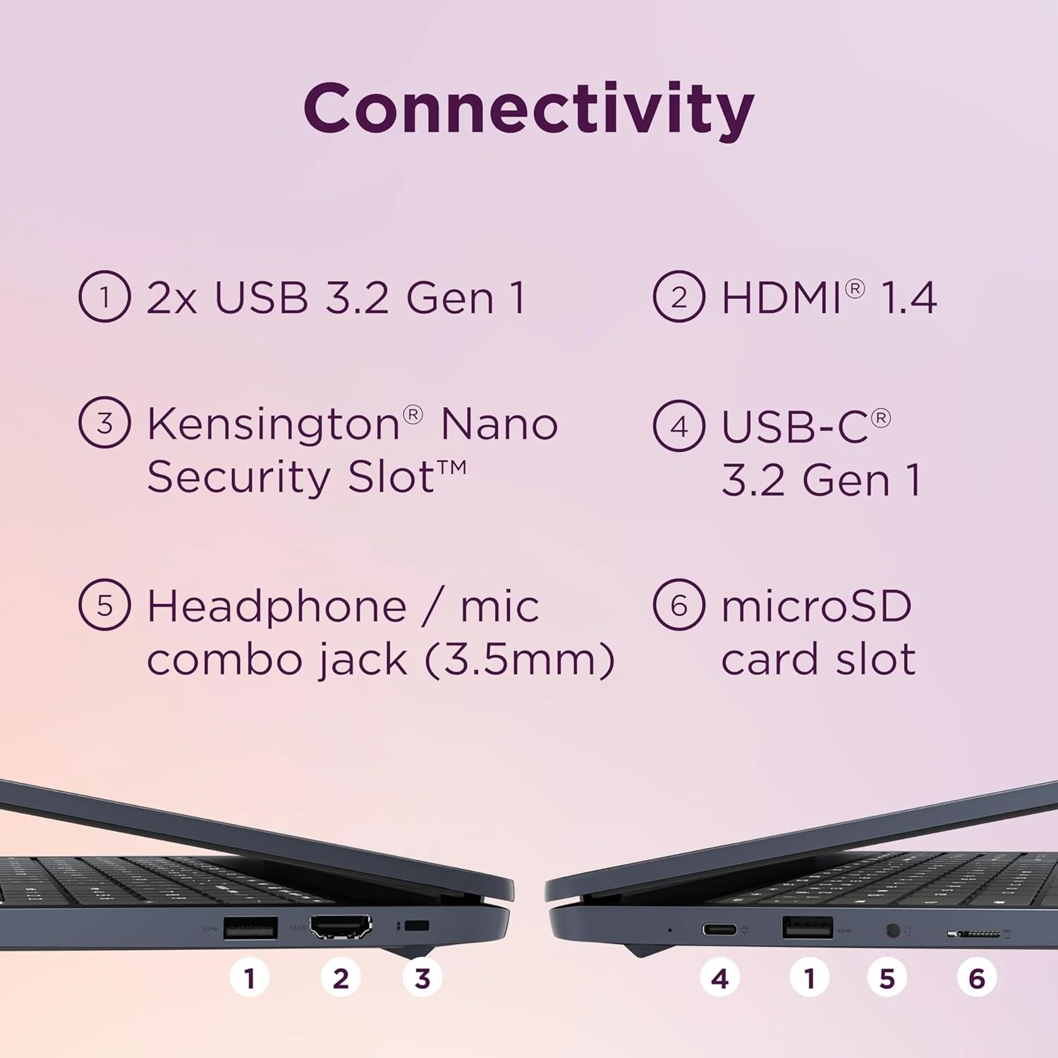 لپ تاپ لنوو 3i Chromebook - 2023 - نوت بوک روزمره - سیستم عامل Chrome - صفحه نمایش 15.6 اینچی Full HD - حافظه 8 گیگابایتی - حافظه ذخیره سازی 64 گیگابایتی - پردازنده Intel Celeron N4500 - آبی تیره لپ تاپ لنوو 3i Chromebook - 2023 - نوت بوک روزمره - سیستم عامل Chrome - صفحه نمایش 15.6 اینچی Full HD - حافظه 8 گیگابایتی - حافظه ذخیره سازی 64 گیگابایتی - پردازنده Intel Celeron N4500 - آبی تیره