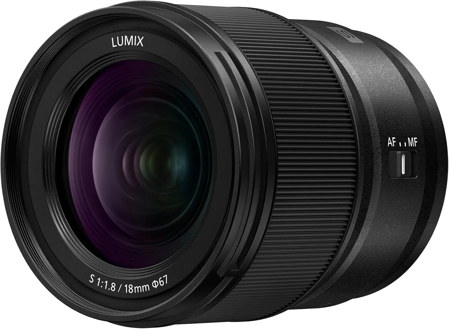 لنز دوربین پاناسونیک LUMIX S Series، لنز 18mm F1.8 L-Mount قابل تعویض برای دوربین های دیجیتال فول فریم بدون آینه - S-S18 مشکی