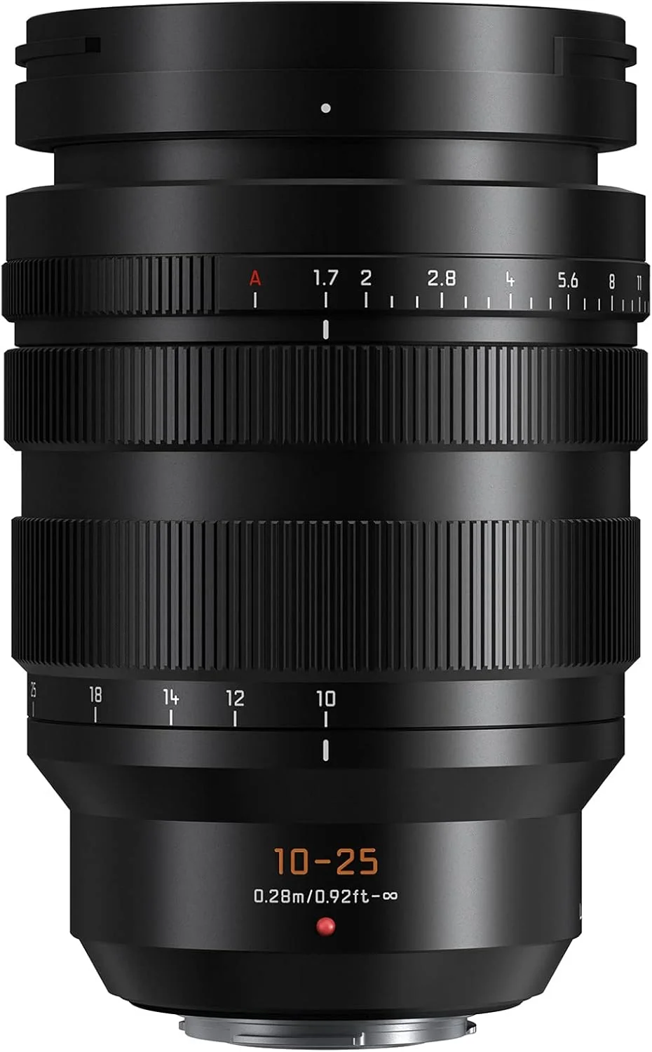 لنز پاناسونیک Lumix G Leica DG Vario-Summilux 10-25mm, F1.7 ASPH.، دیافراگم بدون پله، عملکرد ویدیویی، مانت میکرو چهار سوم بدون آینه، H-X1025