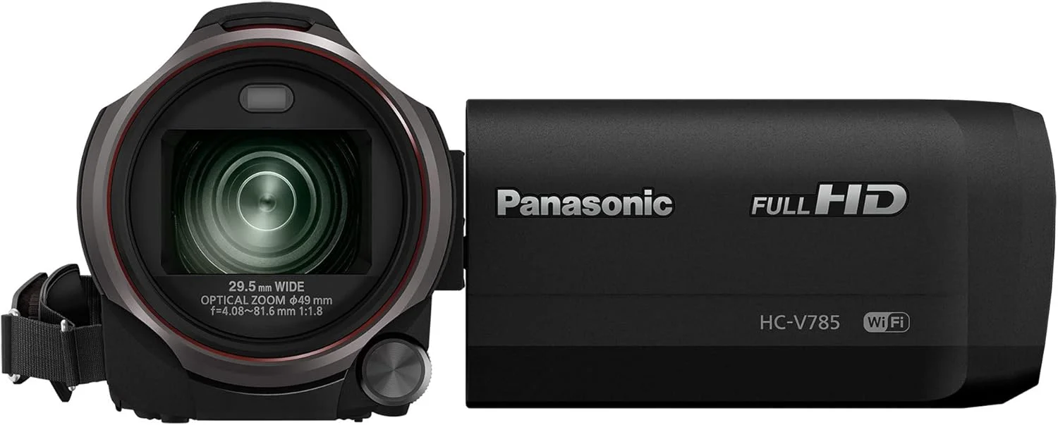 دوربین فیلمبرداری پاناسونیک Full HD، زوم اپتیکال 20X، سنسور BSI 1/2.3 اینچی، ضبط HDR، Wi-Fi Smartphone مدل HC-V785 (مشکی) دوربین فیلمبرداری پاناسونیک Full HD، زوم اپتیکال 20X، سنسور BSI 1/2.3 اینچی، ضبط HDR، Wi-Fi Smartphone مدل HC-V785 (مشکی)