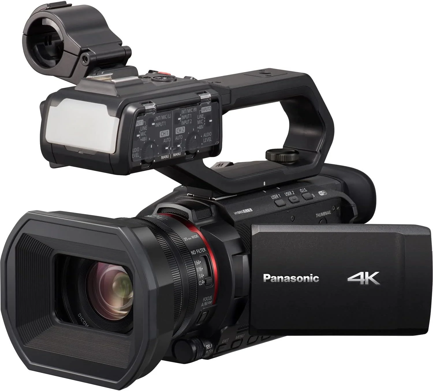 دوربین فیلمبرداری حرفه ای پاناسونیک HC-X2000 UHD 4K 3G-SDI/HDMI با زوم 24x به همراه کیف نرم، کارت حافظه 64 گیگابایتی Sandisk Extreme Pro، کیت تمیزکاری و مراقبت و موارد دیگر - بسته آغازین دوربین فیلمبرداری حرفه ای پاناسونیک HC-X2000 UHD 4K 3G-SDI/HDMI با زوم 24x به همراه کیف نرم، کارت حافظه 64 گیگابایتی Sandisk Extreme Pro، کیت تمیزکاری و مراقبت و موارد دیگر - بسته آغازین