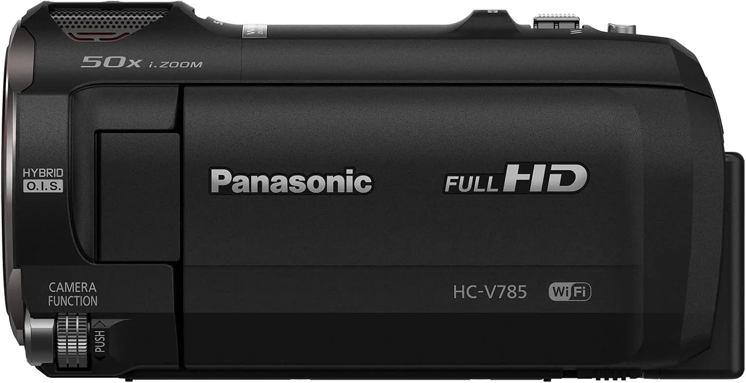 دوربین فیلمبرداری پاناسونیک Full HD، زوم اپتیکال 20X، سنسور BSI 1/2.3 اینچی، ضبط HDR، Wi-Fi Smartphone مدل HC-V785 (مشکی) دوربین فیلمبرداری پاناسونیک Full HD، زوم اپتیکال 20X، سنسور BSI 1/2.3 اینچی، ضبط HDR، Wi-Fi Smartphone مدل HC-V785 (مشکی)