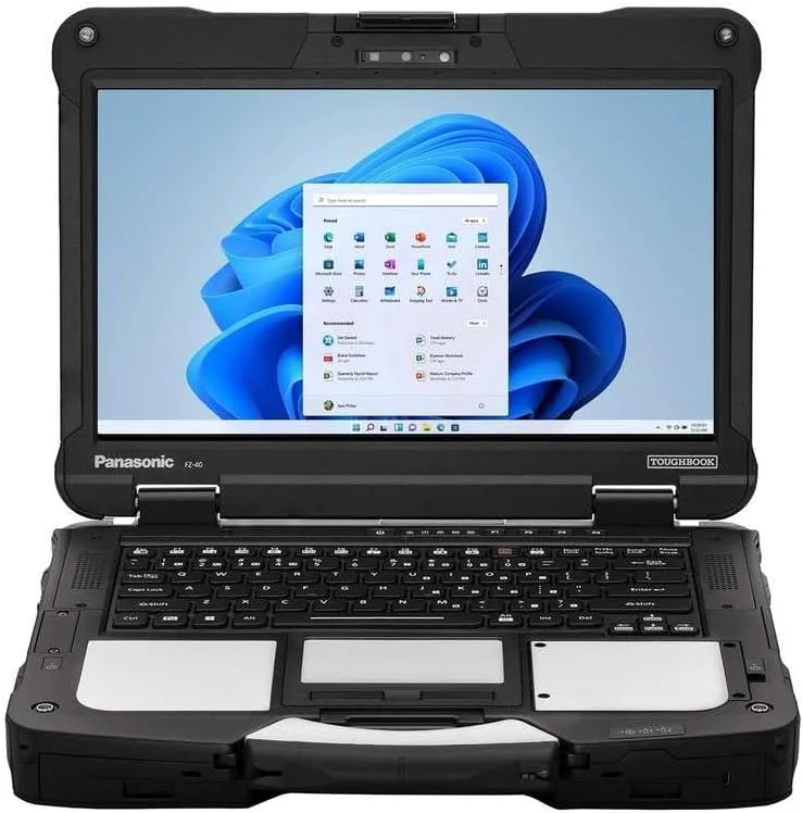 لپ تاپ مقاوم پاناسونیک Toughbook 40 مدل FZ-40 MK2، صفحه نمایش لمسی چندگانه 14 اینچی FHD، پردازنده Ultra 5 vPro 135H، 14 هسته ای، تا 4.6 گیگاهرتز، 16 گیگابایت رم، 512 گیگابایت SSD، 4G LTE، GPS اختصاصی، وب کم، ویندوز 11 پرو