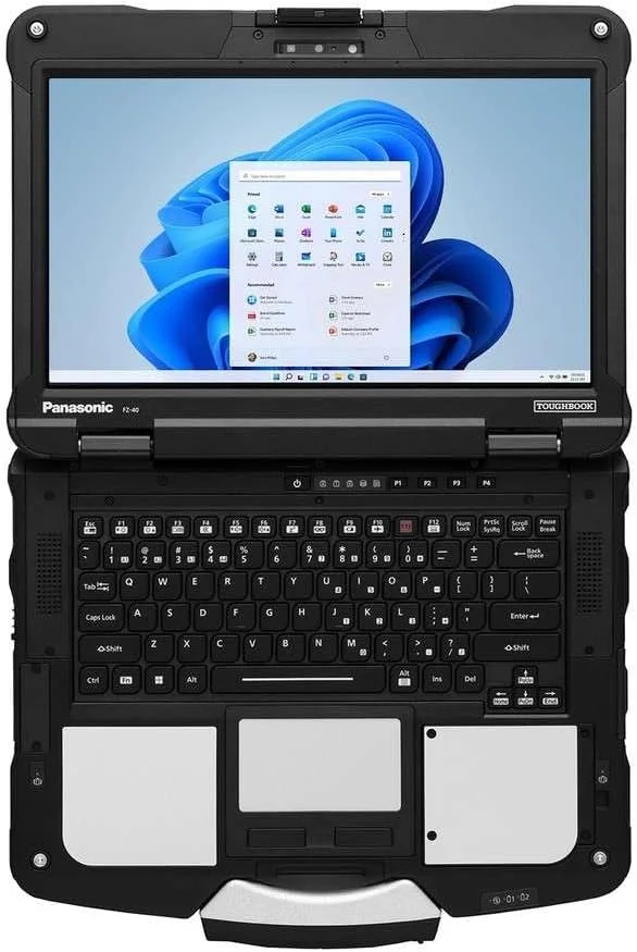 لپ تاپ مقاوم پاناسونیک Toughbook 40 مدل FZ-40 MK2، صفحه نمایش لمسی چندگانه 14 اینچی FHD، پردازنده Ultra 5 vPro 135H، 14 هسته ای، تا 4.6 گیگاهرتز، 16 گیگابایت رم، 512 گیگابایت SSD، 4G LTE، GPS اختصاصی، وب کم، ویندوز 11 پرو