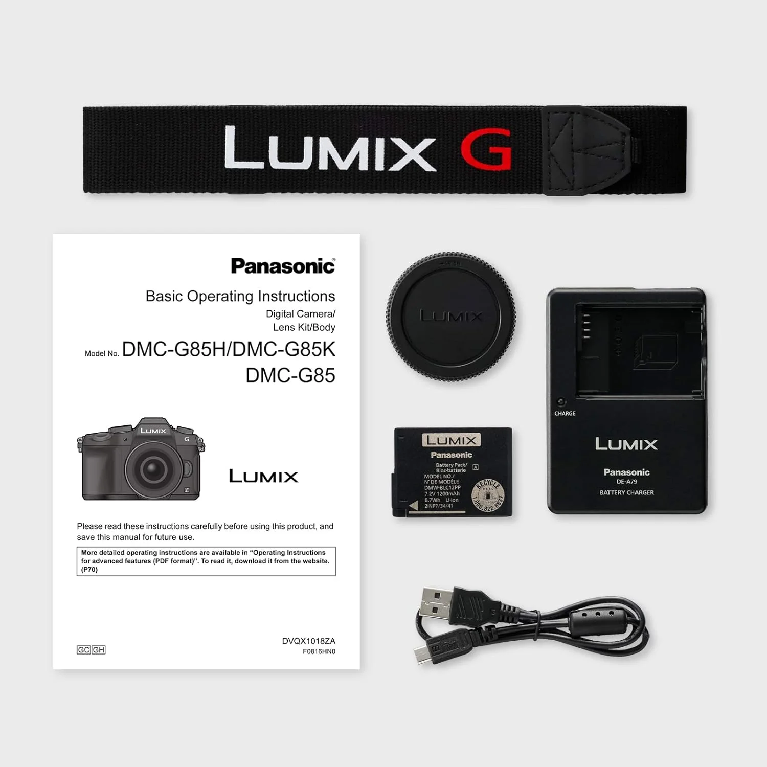دوربین دیجیتال 4K پاناسونیک LUMIX G85 با لنز 12-60 میلیمتری Power O.I.S.، دوربین بدون آینه 16 مگاپیکسلی، تثبیتکننده تصویر دوگانه 5 محوره درون بدنه، LCD لمسی و شیبدار 3 اینچی، DMC-G85MK (مشکی) دوربین دیجیتال 4K پاناسونیک LUMIX G85 با لنز 12-60 میلیمتری Power O.I.S.، دوربین بدون آینه 16 مگاپیکسلی، تثبیتکننده تصویر دوگانه 5 محوره درون بدنه، LCD لمسی و شیبدار 3 اینچی، DMC-G85MK (مشکی)