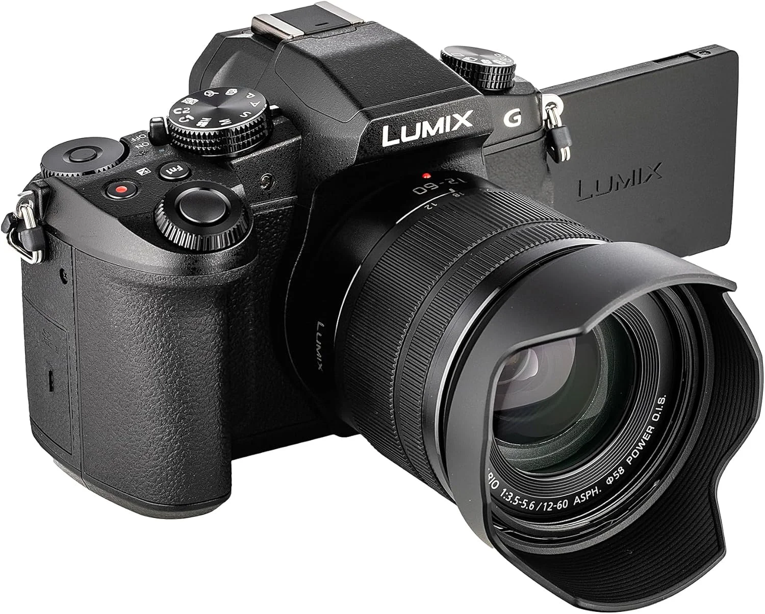 دوربین دیجیتال بدون آینه پاناسونیک Lumix DMC-G85 Micro Four Thirds با لنز 12-60 میلی‌متر + میکروفون Rode VideoMicro Camera-Mount + مانیتور 7 اینچی Full HD Lilliput A7S با پشتیبانی از 4K + موارد دیگر