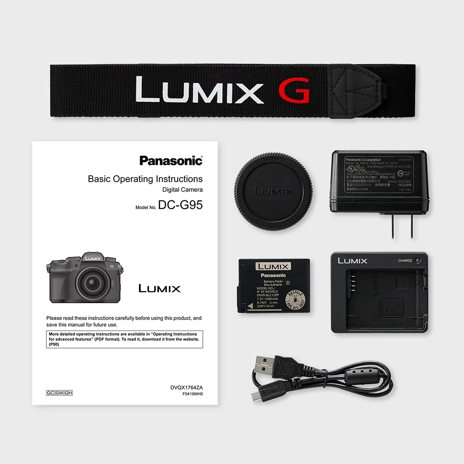 دوربین بدون آینه پاناسونیک LUMIX G95D با سنسور 20.3 مگاپیکسل، لنز 12-60 میلیمتری F3.5-5.6 میکرو چهار سوم، لرزشگیر دوگانه 5 محوره I.S. 2، فیلمبرداری 4K 24p 30p، V-Log L از پیش نصب شده، صفحه لمسی 3 اینچی OLED - DC-G95DMK (مشکی) دوربین بدون آینه پاناسونیک LUMIX G95D با سنسور 20.3 مگاپیکسل، لنز 12-60 میلیمتری F3.5-5.6 میکرو چهار سوم، لرزشگیر دوگانه 5 محوره I.S. 2، فیلمبرداری 4K 24p 30p، V-Log L از پیش نصب شده، صفحه لمسی 3 اینچی OLED - DC-G95DMK (مشکی)