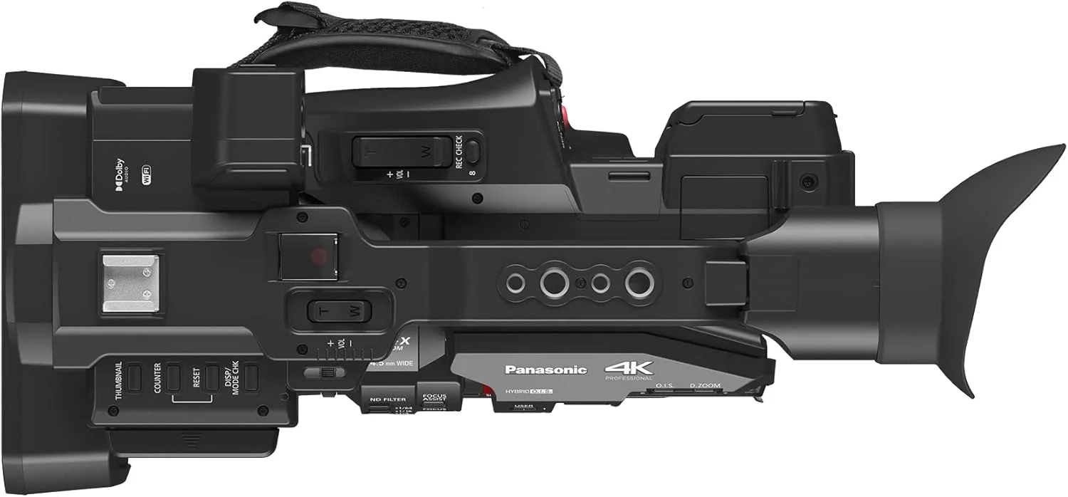 دوربین فیلمبرداری پاناسونیک HC-X20، کیفیت حرفه ای 4K 60p، سنسور 1.0 اینچی، لنز واید 24.5 میلی متری و زوم اپتیکال 20 برابر، مناسب برای اخبار، مصاحبه ها و رویدادها (تجدید شده) دوربین فیلمبرداری پاناسونیک HC-X20، کیفیت حرفه ای 4K 60p، سنسور 1.0 اینچی، لنز واید 24.5 میلی متری و زوم اپتیکال 20 برابر، مناسب برای اخبار، مصاحبه ها و رویدادها (تجدید شده)