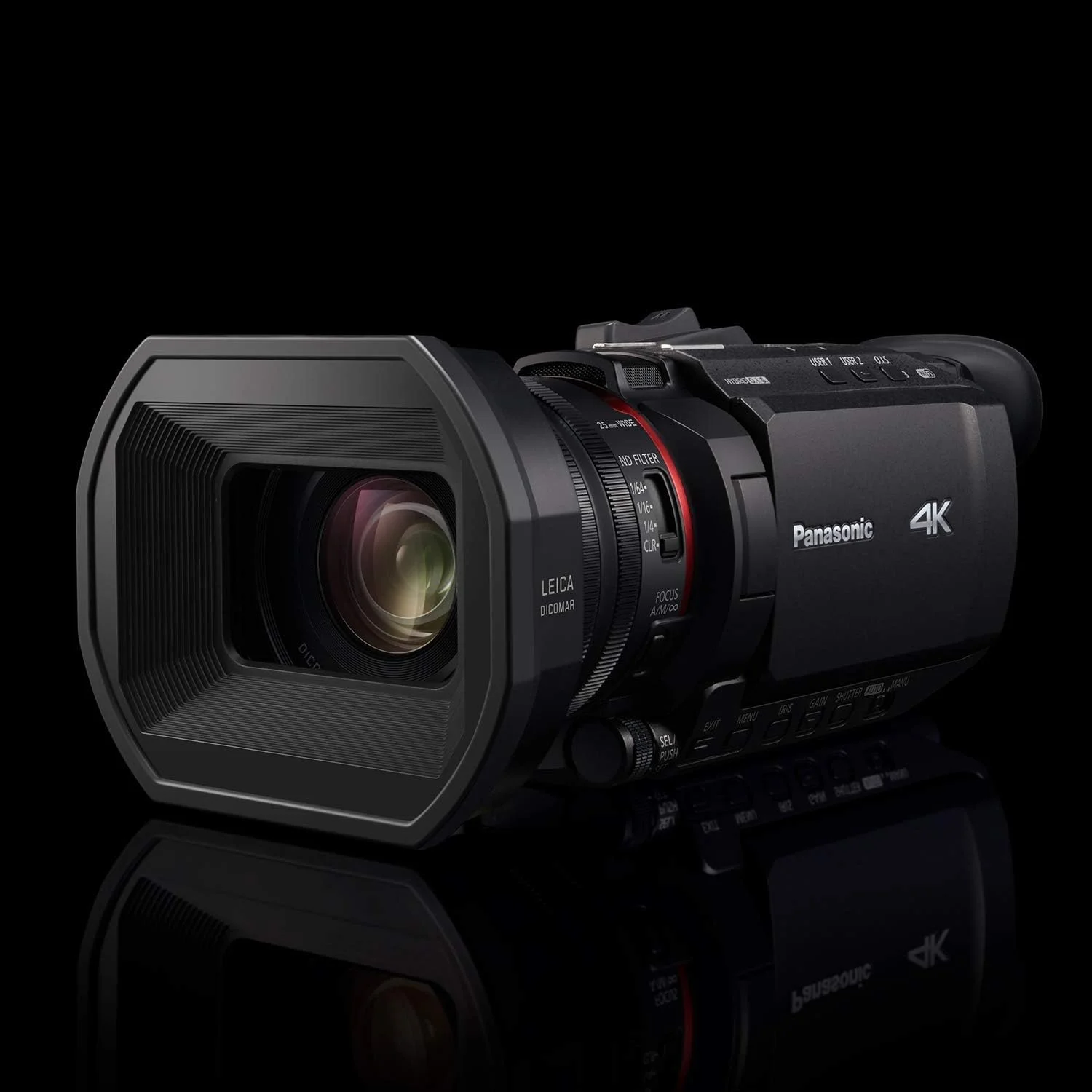 دوربین فیلمبرداری حرفه ای 4K پاناسونیک X1500 با زوم اپتیکال 24X، پخش زنده وای فای HD، HC-X1500 (بازسازی شده) دوربین فیلمبرداری حرفه ای 4K پاناسونیک X1500 با زوم اپتیکال 24X، پخش زنده وای فای HD، HC-X1500 (بازسازی شده)