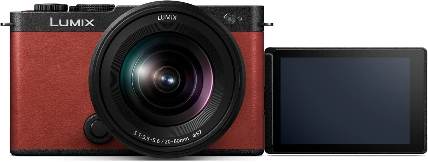 دوربین فول فریم LUMIX S9 با لنز 20-60mm F3.5-5.6 L Mount، دوربین بدون آینه جمع و جور برای تولیدکنندگان محتوا DC-S9KR (قرمز) (بازسازی شده) دوربین فول فریم LUMIX S9 با لنز 20-60mm F3.5-5.6 L Mount، دوربین بدون آینه جمع و جور برای تولیدکنندگان محتوا DC-S9KR (قرمز) (بازسازی شده)