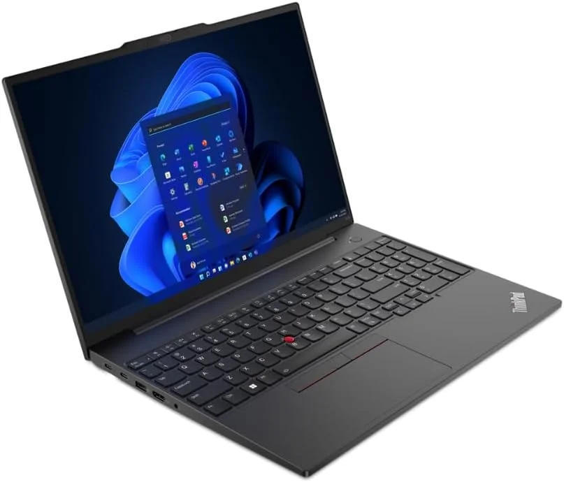 لپ تاپ تجاری لنوو Thinkpad E16 G1 با صفحه نمایش 16 اینچی FHD، پردازنده نسل سیزدهم Intel Core i7-1355U | رم 16 گیگابایتی DDR4 | حافظه SSD 1 ترابایتی | گرافیک Intel Iris Xe | حسگر اثر انگشت | ویندوز 11 پرو + کیف لپ تاپ 15.6 اینچی لنوو (1 سال گارانتی لنوو)