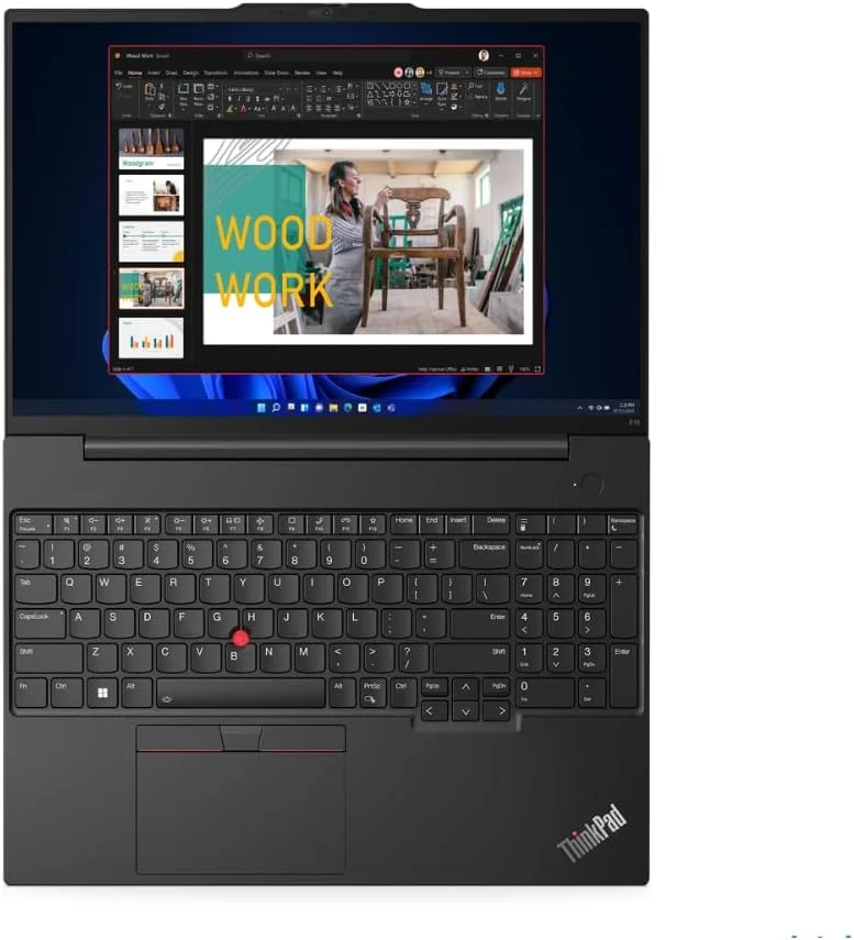 لپ تاپ تجاری لنوو Thinkpad E16 G1 با صفحه نمایش 16 اینچی FHD، پردازنده نسل سیزدهم Intel Core i7-1355U | رم 16 گیگابایتی DDR4 | حافظه SSD 1 ترابایتی | گرافیک Intel Iris Xe | حسگر اثر انگشت | ویندوز 11 پرو + کیف لپ تاپ 15.6 اینچی لنوو (1 سال گارانتی لنوو)