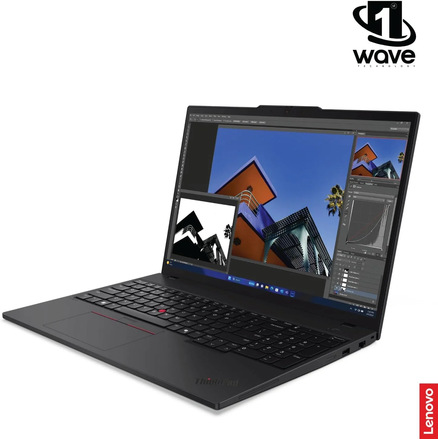 لپ تاپ تجاری هوش مصنوعی Lenovo ThinkPad T16 Gen 3 – Intel U7-155U، کیبورد با نور پس زمینه، کارت هوشمند و اثر انگشت خوان، Win11 Pro (شامل موج اول پایه لپ تاپ+موس+آنتی ویروس+موس پد) (64 گیگابایت رم | 2 ترابایت SSD)