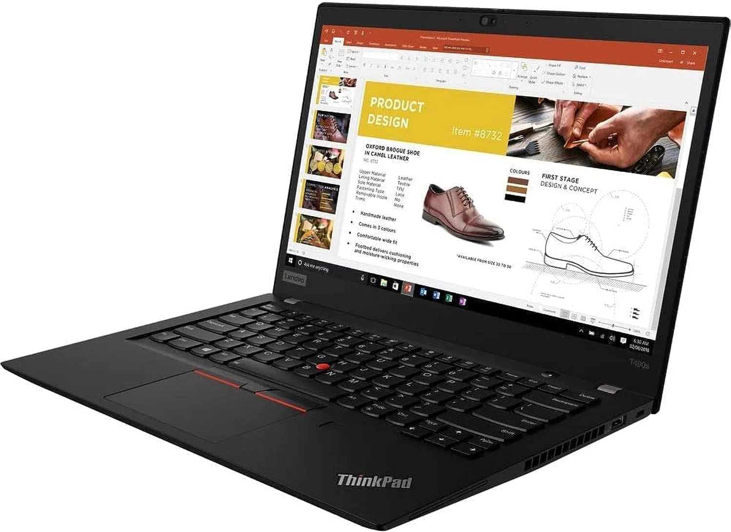 لپ تاپ تجاری لنوو ThinkPad T490 (بازسازی شده)، پردازنده Intel Core i5 نسل هشتم، 8 گیگابایت رم داخلی، 256 گیگابایت حافظه SSD، صفحه نمایش 14.1 اینچی، ویندوز 10 پرو