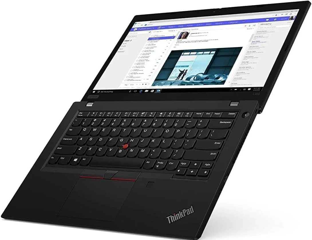 لپ تاپ تجاری لنوو ThinkPad L490 (بازسازی شده)، صفحه نمایش 14 اینچی FHD (1920x1080)، پردازنده Intel Core i7-8665، رم 16 گیگابایتی، SSD 512 گیگابایتی، وب کم، ویندوز 10 پرو لپ تاپ تجاری لنوو ThinkPad L490 (بازسازی شده)، صفحه نمایش 14 اینچی FHD (1920x1080)، پردازنده Intel Core i7-8665، رم 16 گیگابایتی، SSD 512 گیگابایتی، وب کم، ویندوز 10 پرو
