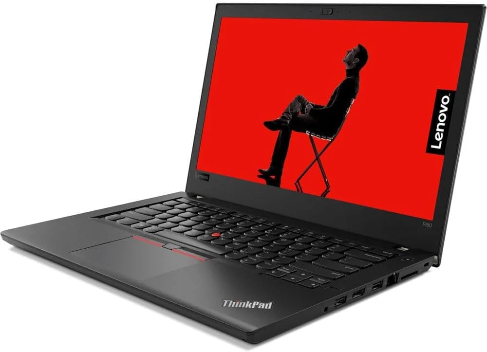 لپ تاپ تجاری لنوو ThinkPad T480 (بازسازی شده): Core i7-8550U، رم 8 گیگابایتی، SSD 256 گیگابایتی، صفحه نمایش 14 اینچی Full HD، صفحه کلید با نور پس زمینه، ویندوز 10 لپ تاپ تجاری لنوو ThinkPad T480 (بازسازی شده): Core i7-8550U، رم 8 گیگابایتی، SSD 256 گیگابایتی، صفحه نمایش 14 اینچی Full HD، صفحه کلید با نور پس زمینه، ویندوز 10
