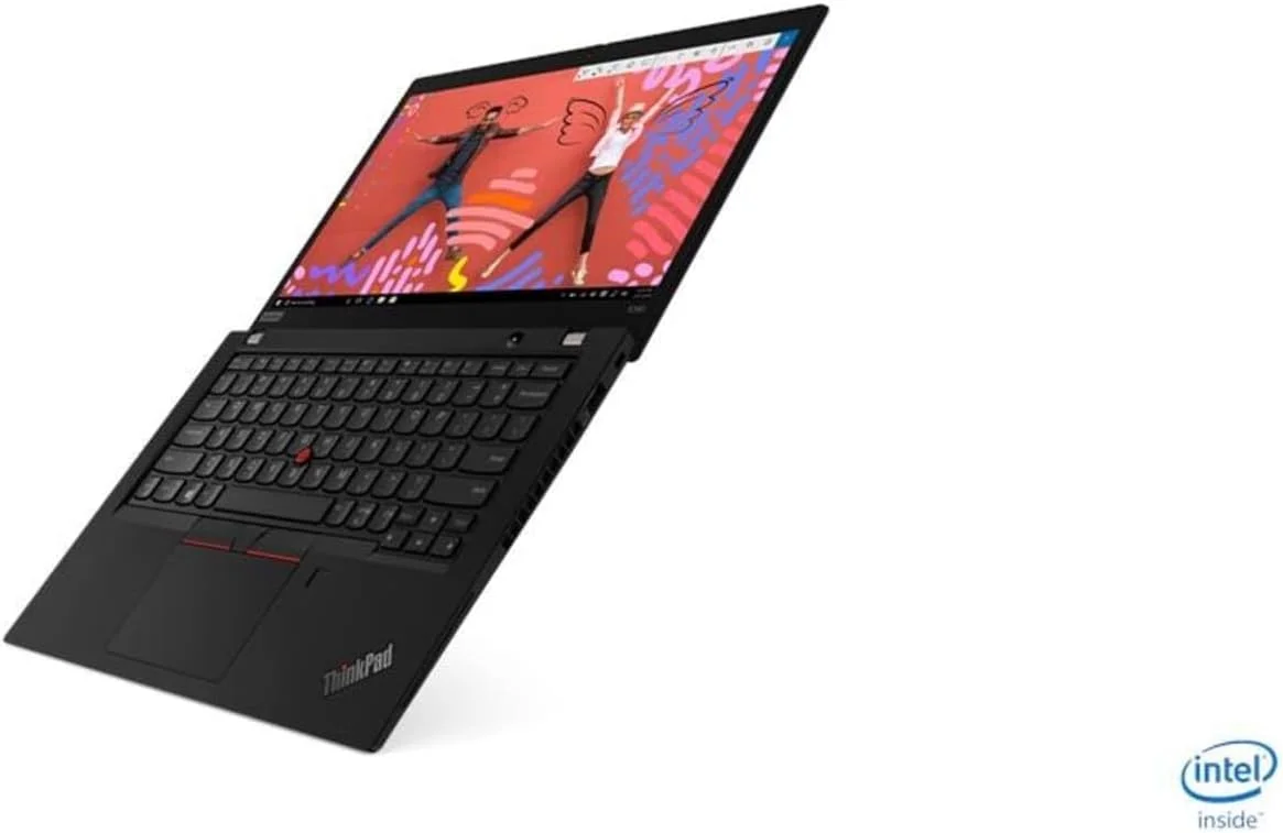 لپ تاپ لنوو ThinkPad X390 (بازسازی شده) | صفحه نمایش 13.3 اینچی 1920x1080 FHD | پردازنده Core i5-8365U - هارد 256 گیگابایتی SSD - رم 16 گیگابایتی | 4 هسته @ 4.1 گیگاهرتز ویندوز 10 پرو مشکی