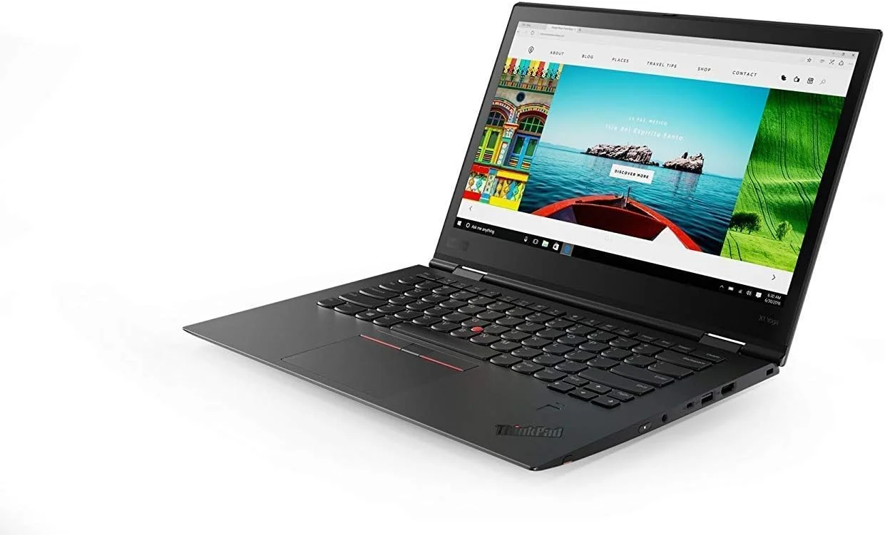 لپ تاپ 2 در 1 تجاری لنوو ThinkPad X1 Yoga (بازسازی شده) | پردازنده Intel Core i7 نسل ششم | 16 گیگابایت رم | 512 گیگابایت حافظه SSD | صفحه نمایش لمسی 14.1 اینچی 360 درجه | ویندوز 10 پرو