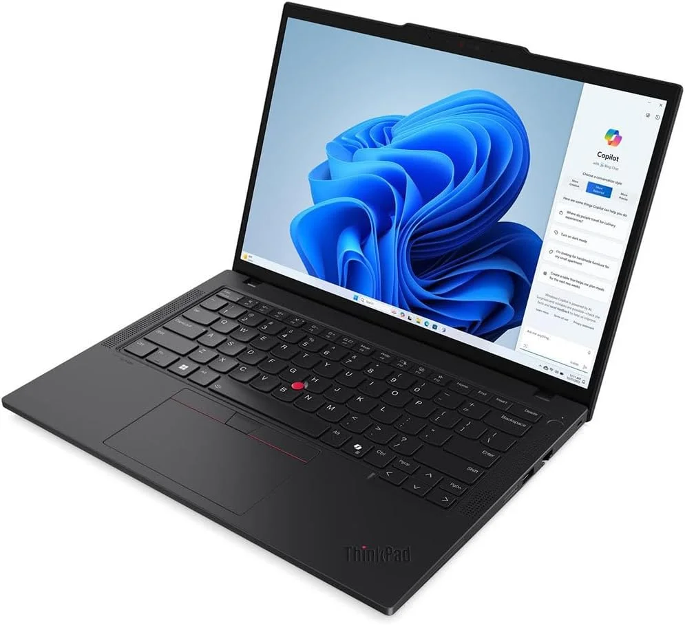 لپ تاپ لمسی 14 اینچی Lenovo ThinkPad T14 Gen 5 21ML008NUS - WUXGA - Intel Core Ultra 7 165U - فناوری vPro - 32 گیگابایت رم - 512 گیگابایت SSD - کیبورد انگلیسی - مشکی