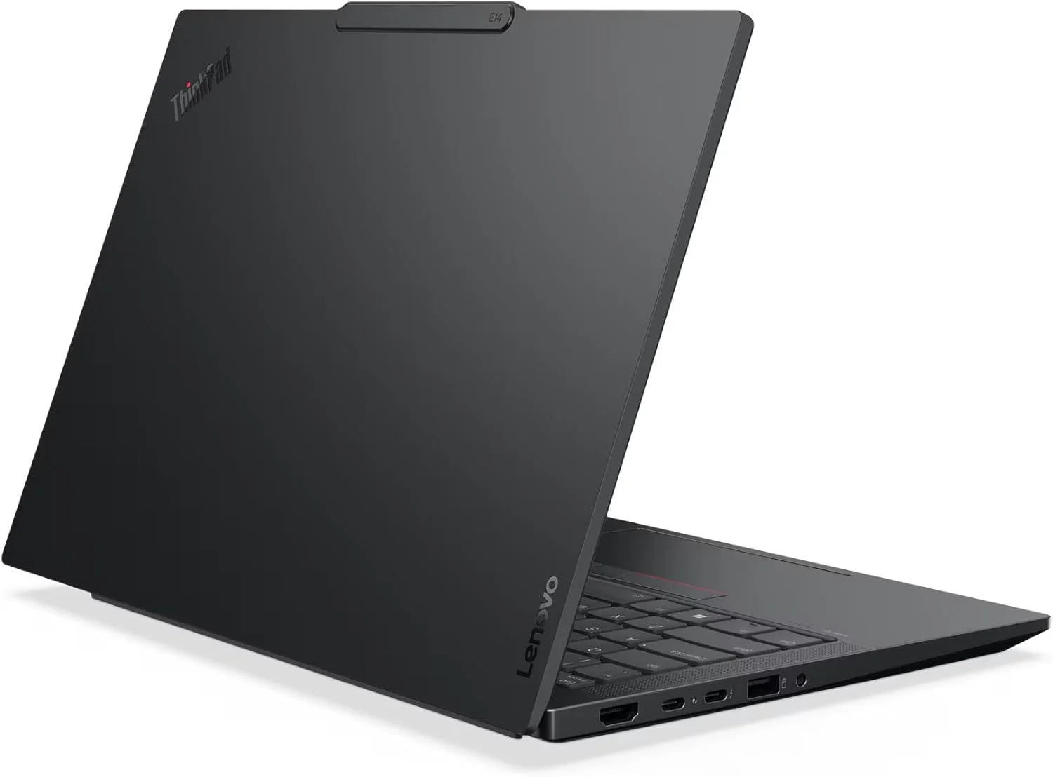 جدیدترین لپ تاپ تجاری لنوو ThinkPad E14 Gen 7 (صفحه نمایش 14 اینچی WUXGA+ ضد انعکاس، پردازنده Intel® Core™ Ultra 7 255H، رم 16 گیگابایتی DDR5-5600، حافظه SSD 512 گیگابایتی، نور پس زمینه صفحه کلید، حسگر اثر انگشت، ویندوز 11 پرو، مشکی (1 سال گارانتی لنوو))