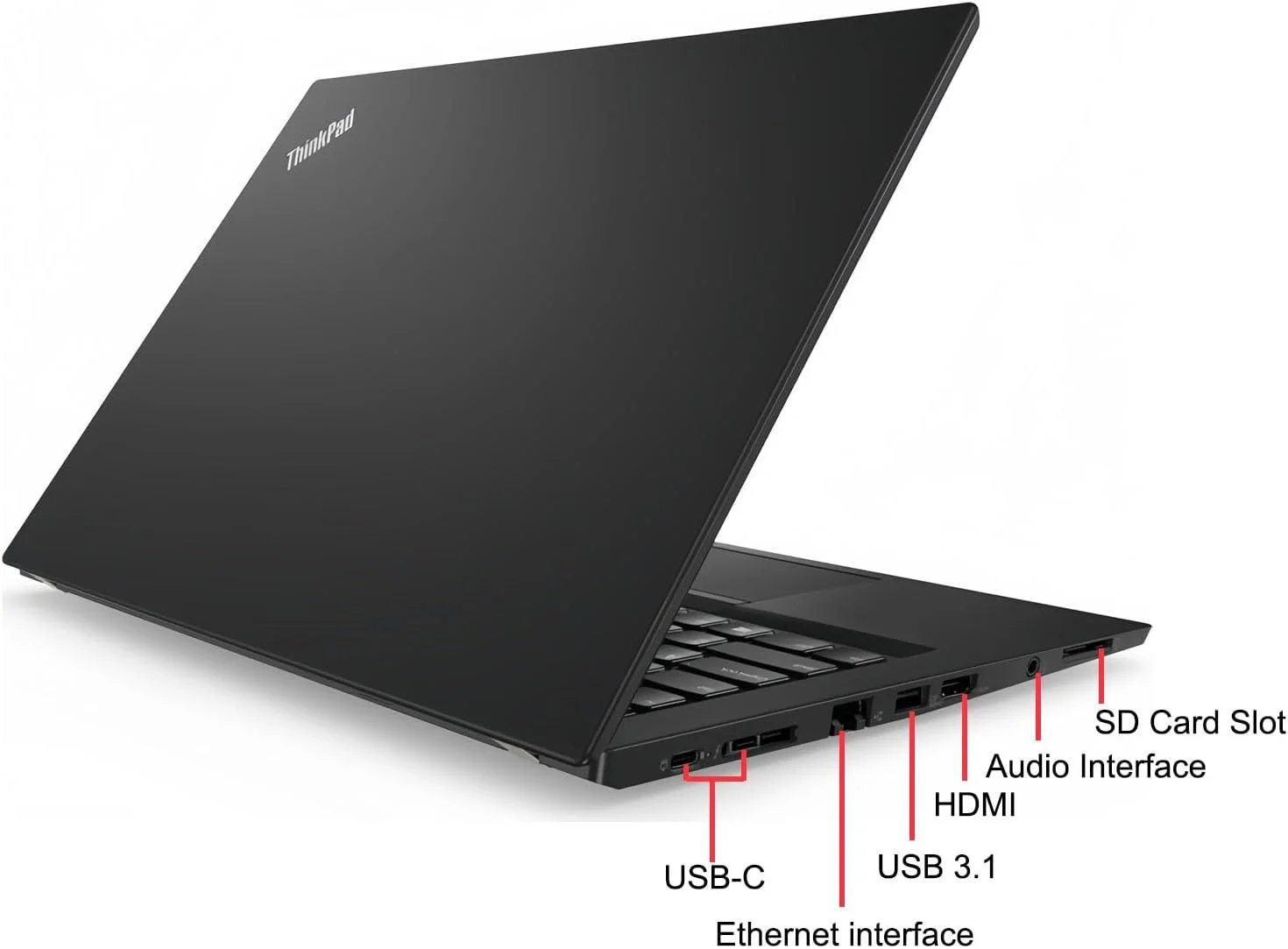 لپ تاپ تجاری لنوو ThinkPad T480s، صفحه نمایش 14 اینچی FHD (1920x1080)، پردازنده Intel Core i5-8350U تا 3.6 گیگاهرتز، 16 گیگابایت رم DDR4، 512 گیگابایت SSD، کیبورد آمریکایی، بلوتوث، ویندوز 10 پرو (بازسازی شده)