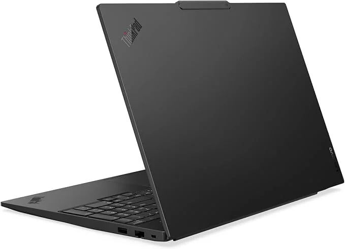 لپ تاپ تجاری لنوو ThinkPad E16 Gen 3، صفحه نمایش 16 اینچی WUXGA، پردازنده Intel Core Ultra 7 255H، رم 64 گیگابایتی DDR5، حافظه SSD 2 ترابایتی، گرافیک Intel Arc، کیبورد با نور پس زمینه، مشکی (ارتقا یافته)
