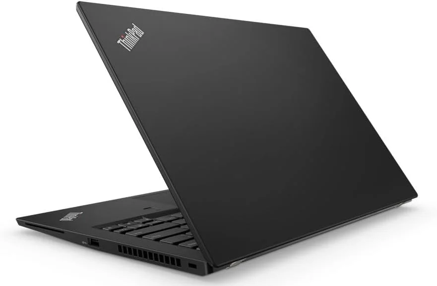 لپ تاپ تجاری بازسازی شده Lenovo ThinkPad T480s | پردازنده Intel Core i7-8650U | رم 24 گیگابایتی | SSD 512 گیگابایتی | صفحه نمایش لمسی 14.1 اینچی FHD | صفحه کلید با نور پس زمینه | ویندوز 10 پرو | مشکی | (بازسازی شده)