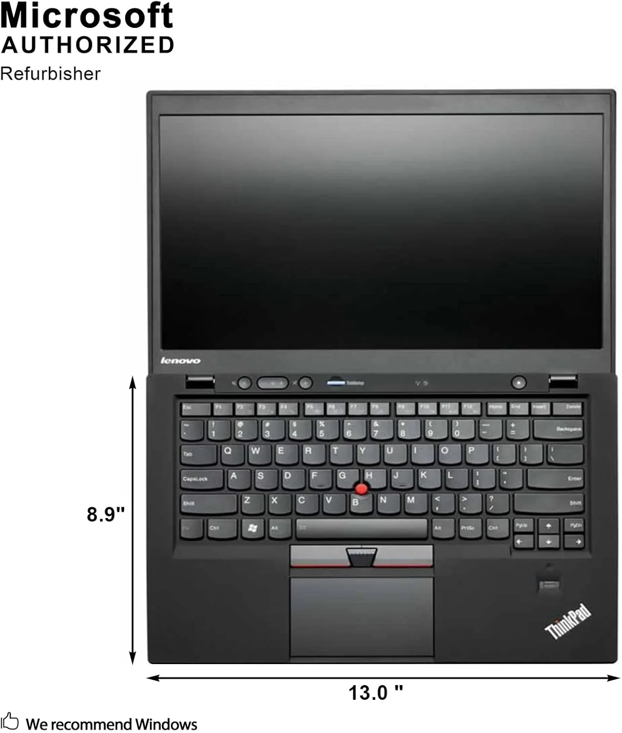 لپ تاپ تجاری لنوو ThinkPad X1 Carbon (بازسازی شده) با کارایی بالا | پردازنده Intel Core i7 نسل چهارم | 8 گیگابایت رم | 256 گیگابایت SSD | صفحه نمایش 14.1 اینچی | ویندوز 10 حرفه ای