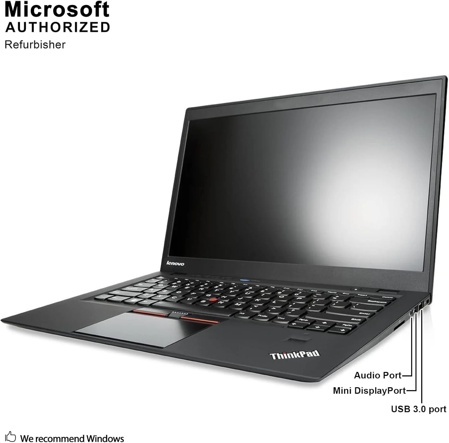 لپ تاپ تجاری لنوو ThinkPad X1 Carbon (بازسازی شده) با کارایی بالا | پردازنده Intel Core i7 نسل چهارم | 8 گیگابایت رم | 256 گیگابایت SSD | صفحه نمایش 14.1 اینچی | ویندوز 10 حرفه ای