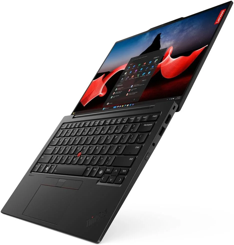 لپ تاپ لنوو ThinkPad X1 Carbon Gen 13 Aura Edition، پردازنده Intel Ultra 7 258V (بهتر از U7 165)، صفحه نمایش 14 اینچ 2.8K (2880 x 1800)، OLED، AG/AR، رم 32 گیگابایت DDR5، حافظه 1 ترابایت SSD Gen 5، دوربین 1080p IR، WiFi 7.0، ویندوز 11 پرو - مشکی