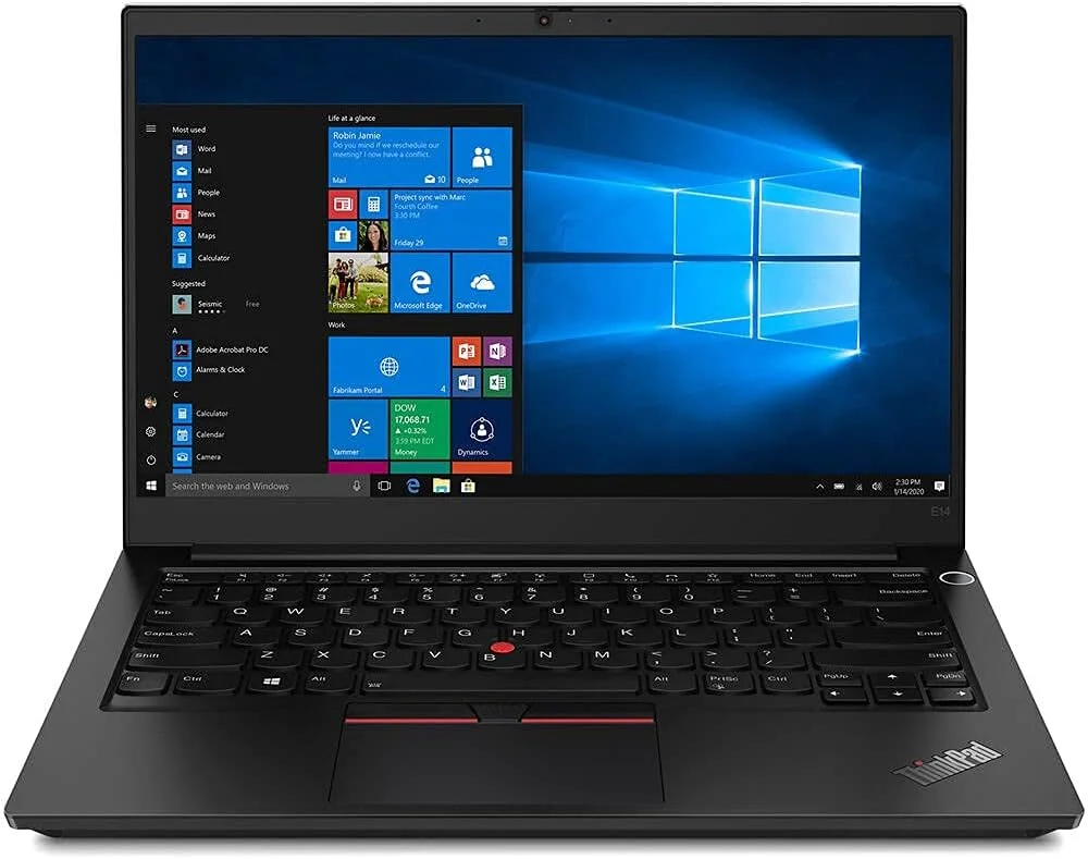 لنوو ThinkPad E14 Gen 5، صفحه نمایش 14.0 اینچی FHD، پردازنده نسل سیزدهم i7-13700H، رم 16 گیگابایتی DDR4، حافظه 512 گیگابایتی، WiFi 6، USB 4/Thunderbolt 4، ویندوز 11 پرو - مشکی (ارتقا یافته)
