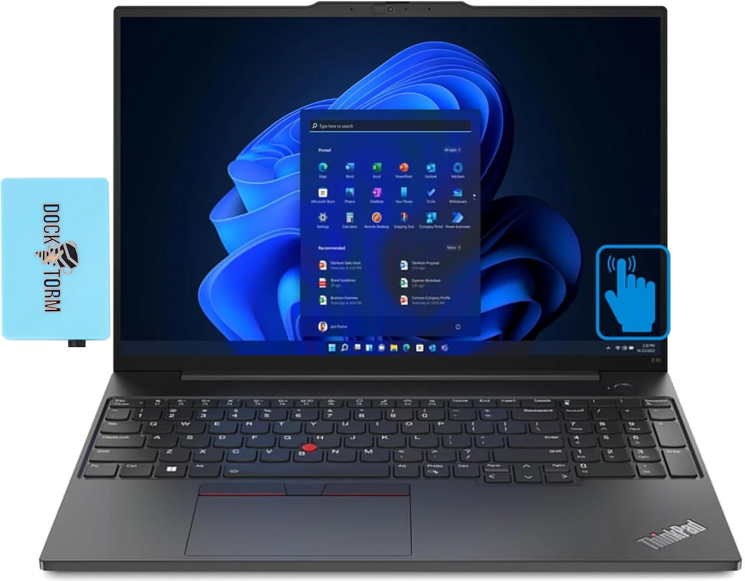 لپ تاپ تجاری لنوو ThinkPad E16 با صفحه نمایش 16.0 اینچی IPS FHD+ (پردازنده Intel نسل سیزدهم i5-1335U، رم 16 گیگابایتی، SSD 512 گیگابایتی، حسگر اثر انگشت، Thunderbolt 4، وب کم FHD، WiFi 6، Win 11P)