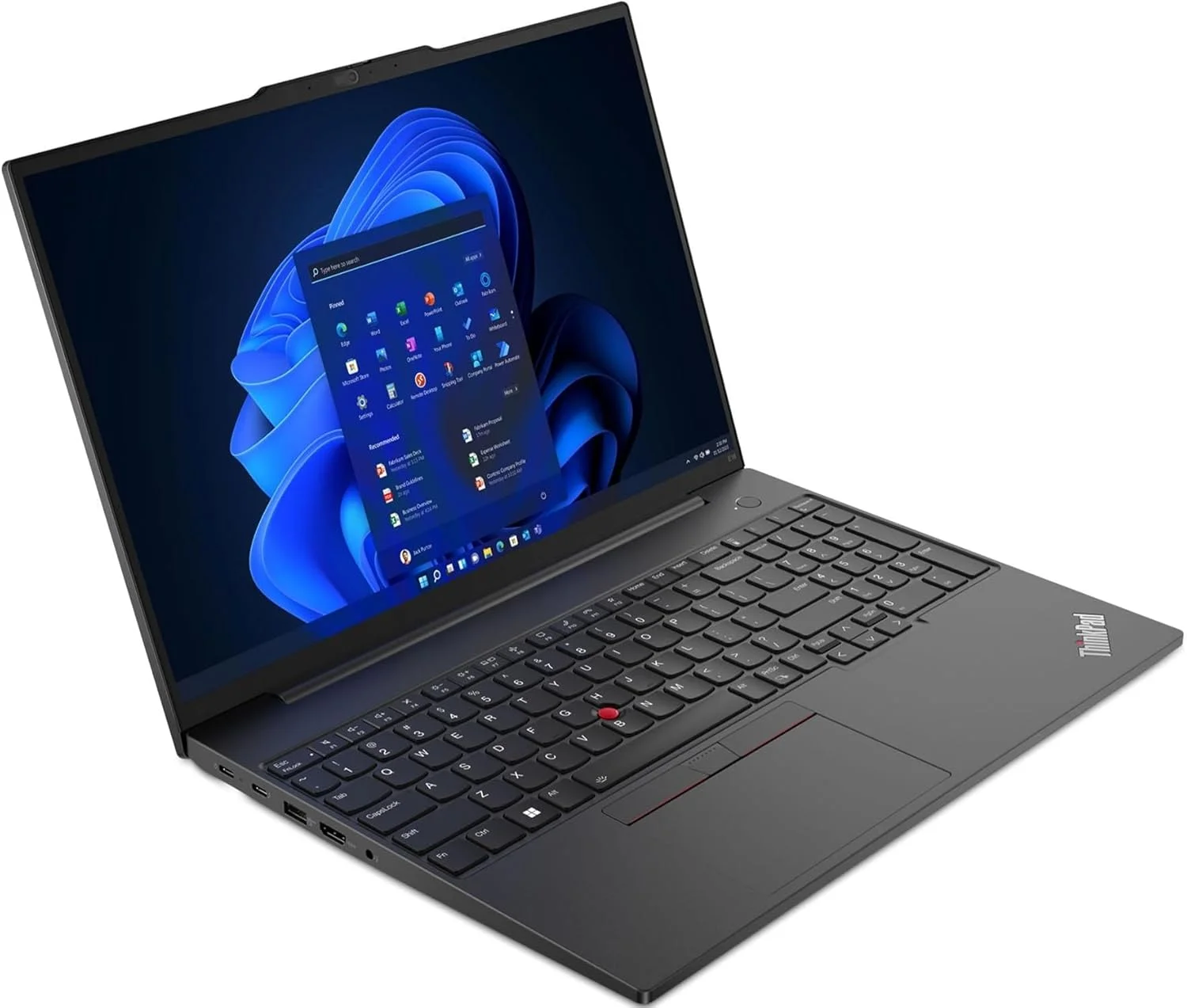 لپ تاپ تجاری لنوو ThinkPad E16 با صفحه نمایش 16.0 اینچی IPS FHD+ (پردازنده Intel نسل سیزدهم i5-1335U، رم 16 گیگابایتی، SSD 512 گیگابایتی، حسگر اثر انگشت، Thunderbolt 4، وب کم FHD، WiFi 6، Win 11P)
